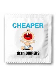 Best condom packaging: Cheaper Than Diapers