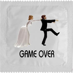 Best condom packaging: Game Over