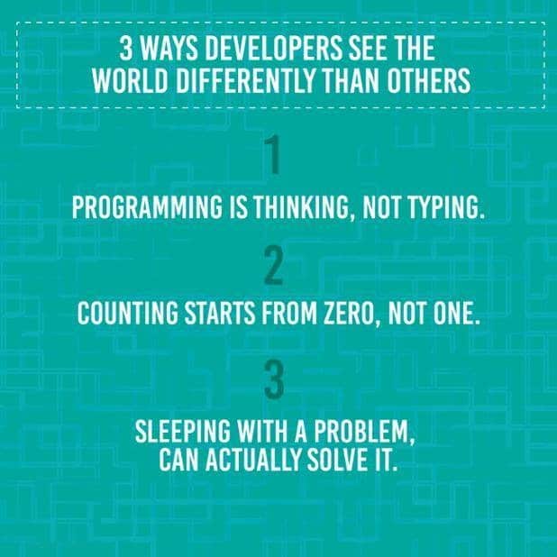 3 ways Developer see the world differently than others