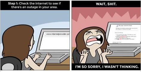 7 Steps for surviving an internet outage