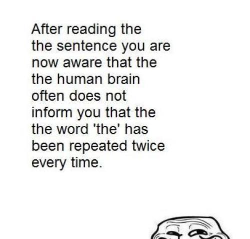after reading the