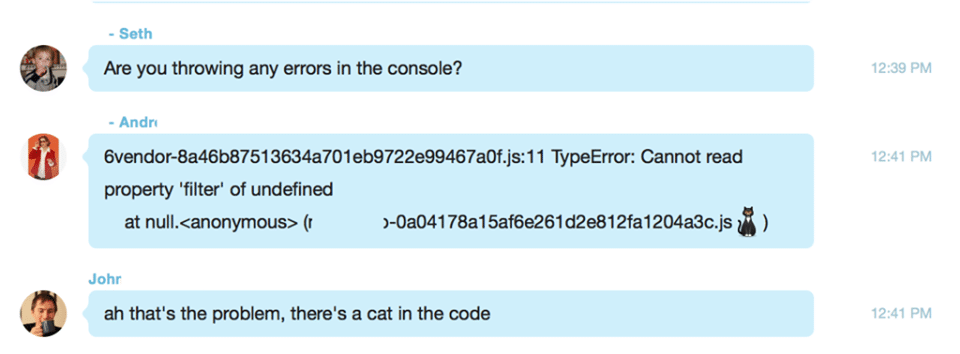 Are you throwing any errors in the console?
