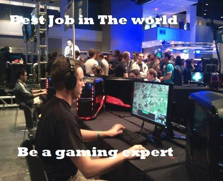 Best job in the world be a gaming expert