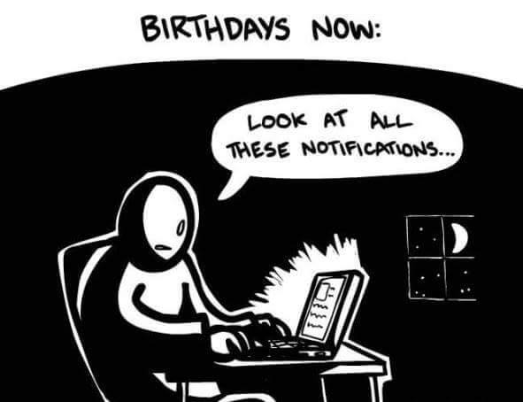 Birthdays now