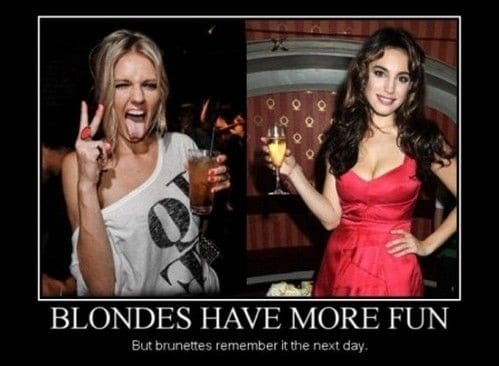 Blondes have more fun