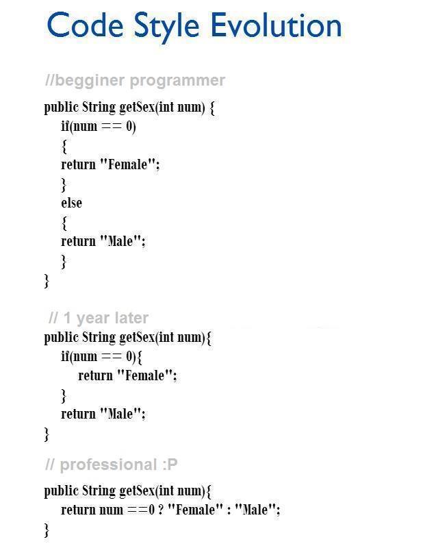 Code style Evolution!