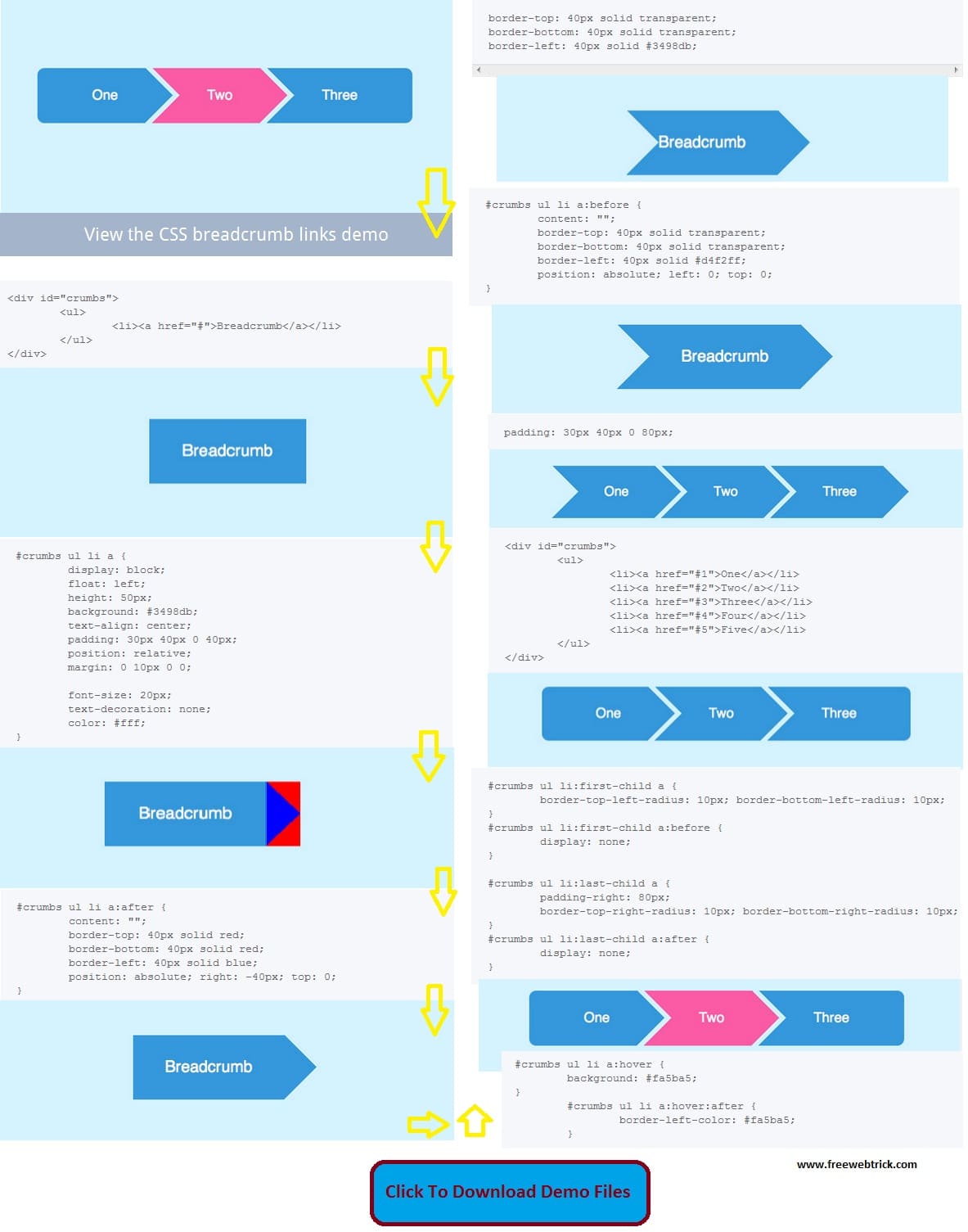 Create Flat Style Links with CSS