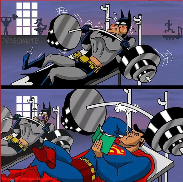 Does Superman exercise