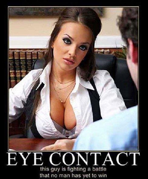 Eye contact