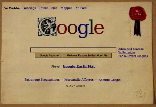 first google home page