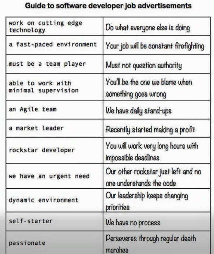 Guide to software developer job