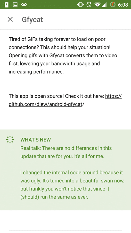 Gfycat developers keeping it real