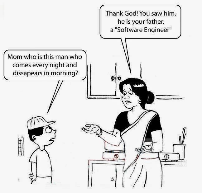 He is your father a software Engineer