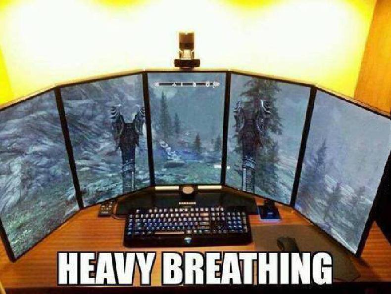 Heavy breathing