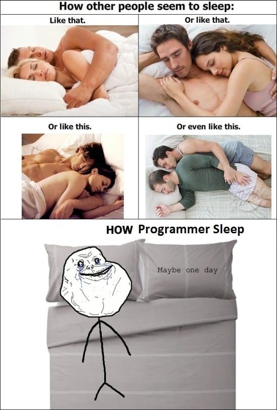How other People seem to sleep and how i am