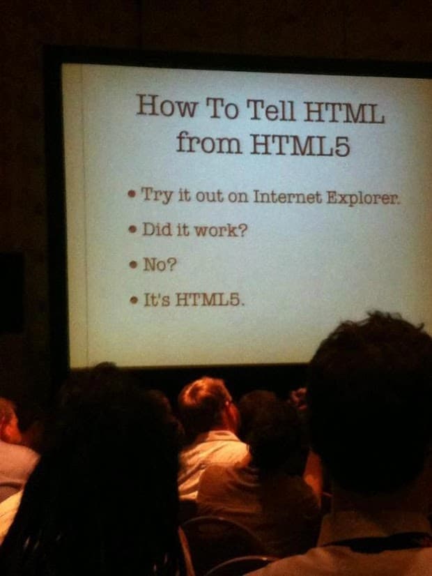 How to tell HTML5 from HTML