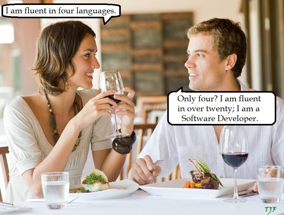 I am fluent in four languages.