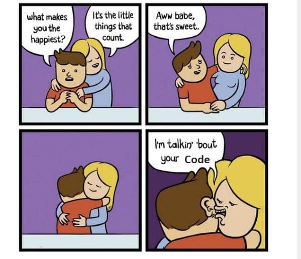 I am Talking About Your Code