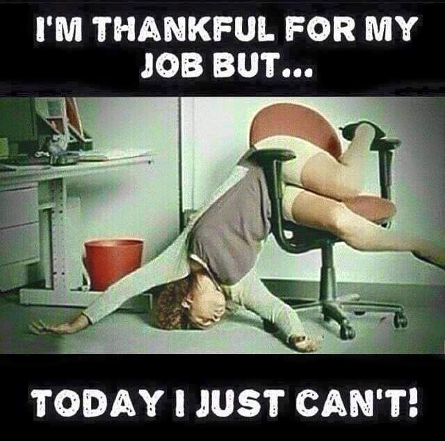 I am Thankful for my Job