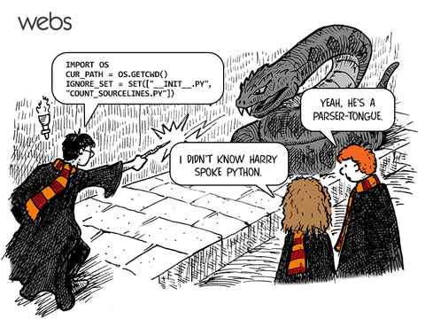 i did not know harry spoke python