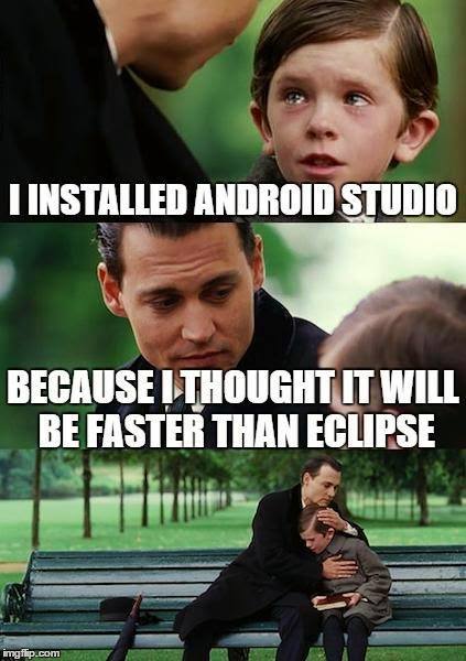 I installed android studio