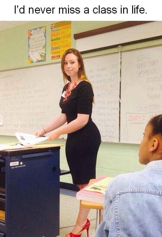 i'd never miss a class in life