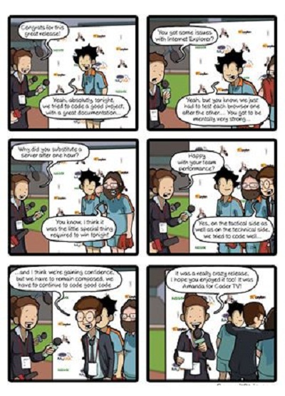 If programmers were footballers.