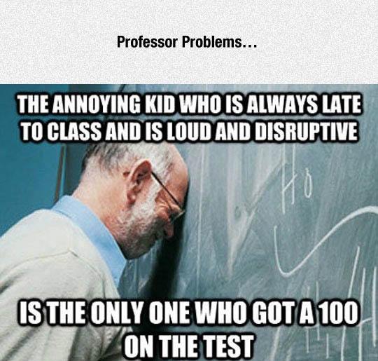 Is the only one who got a 100 on the test