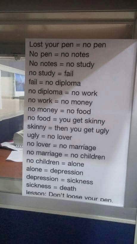 Lost your pen