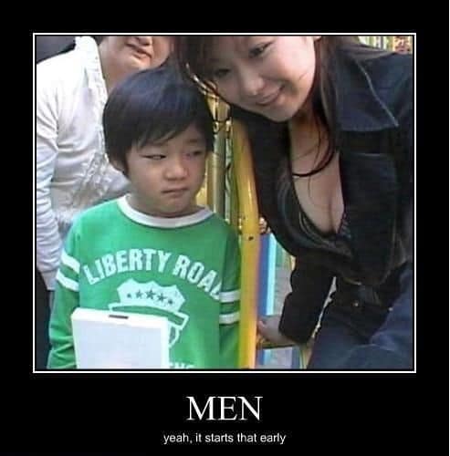 Naughty child