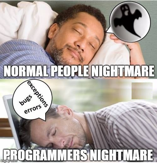 Normal People vs Programmer Nightmare