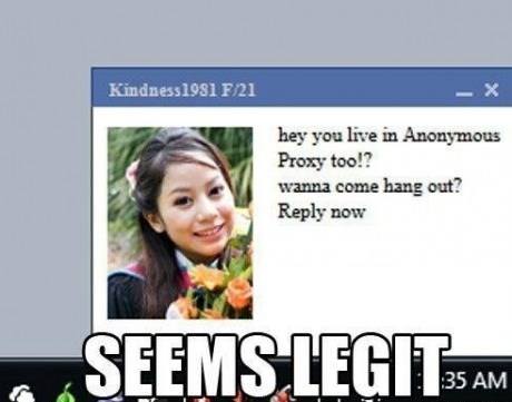 OMG! Such a coincidence! Anonymous Proxy is my hometown!