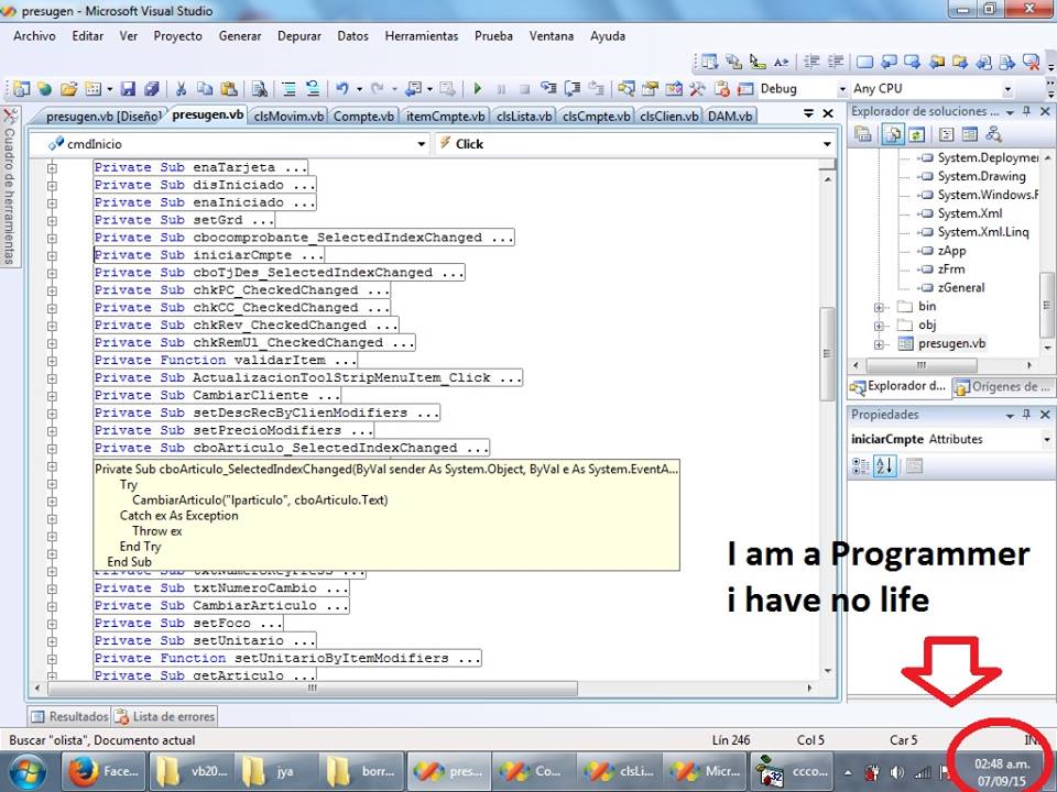 Programmers have no life?