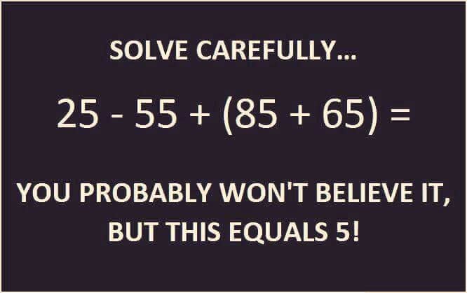 Solve Carefully