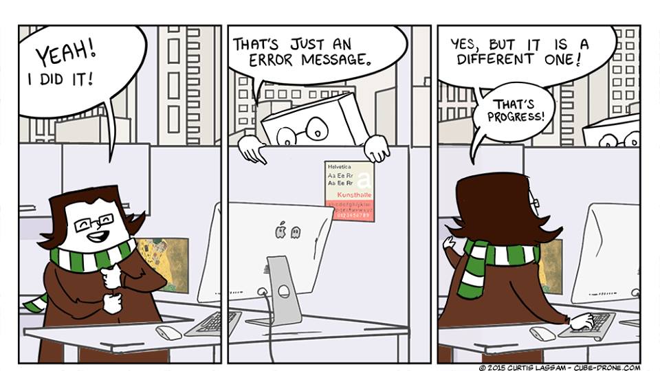 That's just an error message