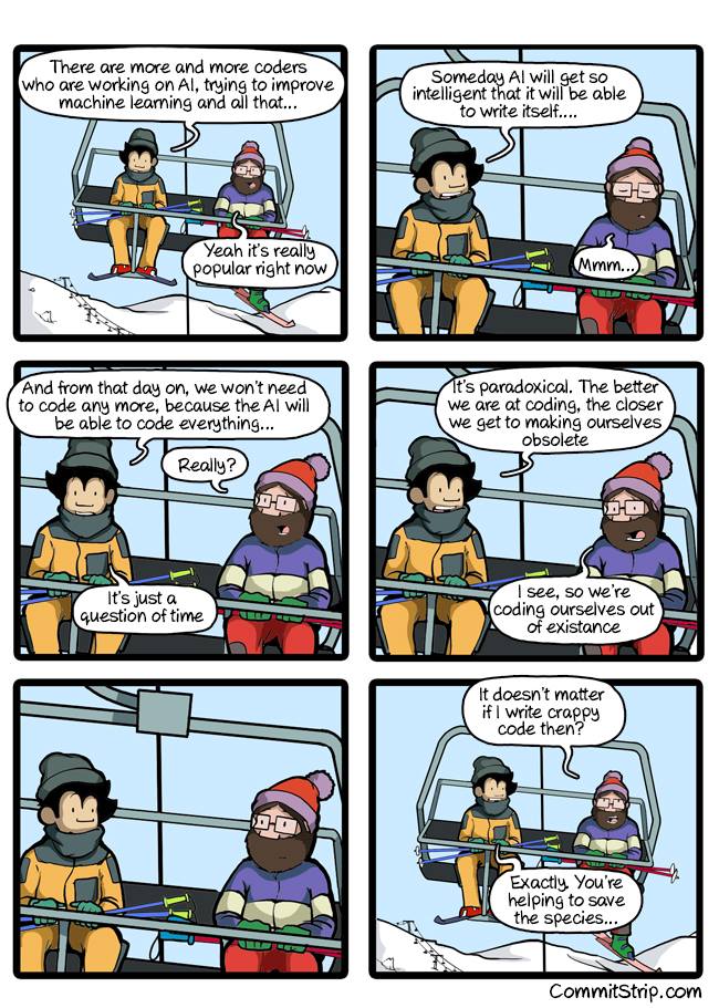 The end of the coders