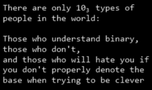 There are only 10 types of people in the world