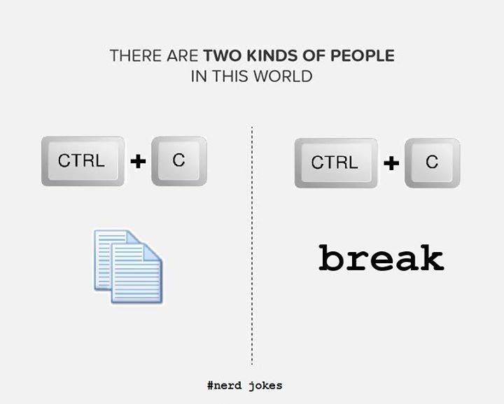There are two kinds of people in this world