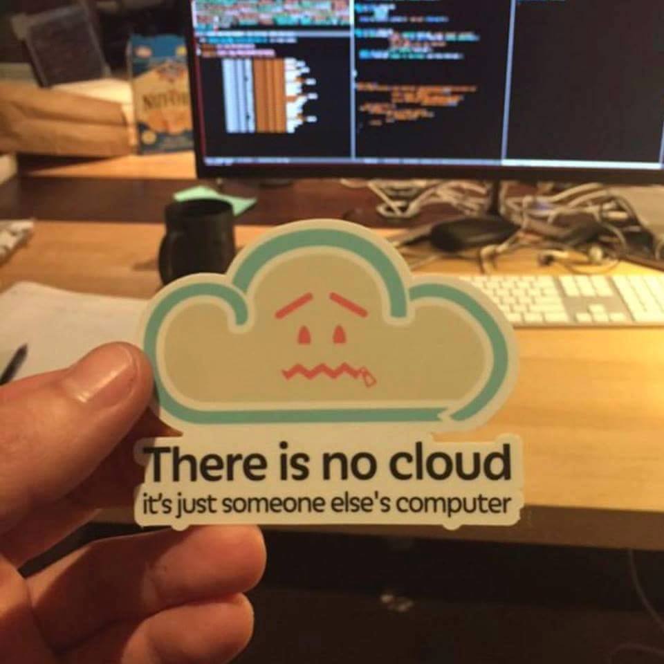 There is no cloud