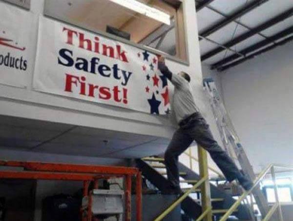 think safety first
