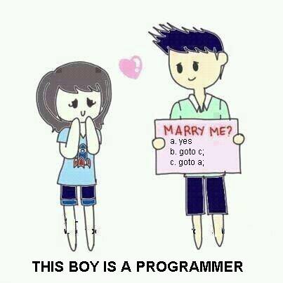 this boy is a programmer