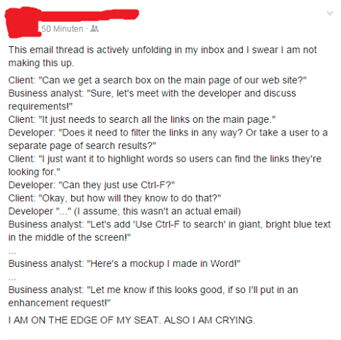 this eamil thread is actively unfolding in my inbox