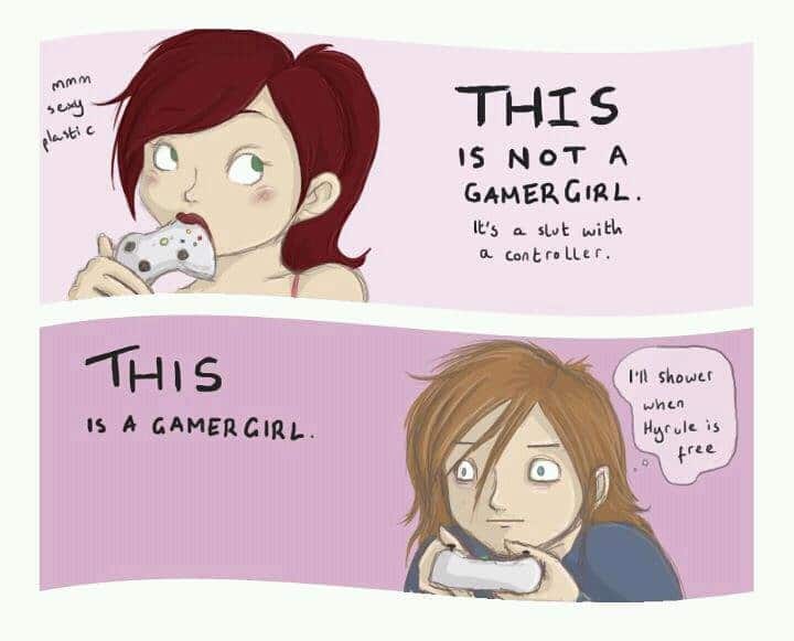 This is not a gamer girl