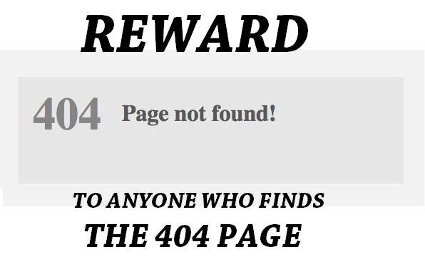 to anyone who finds the 404 page