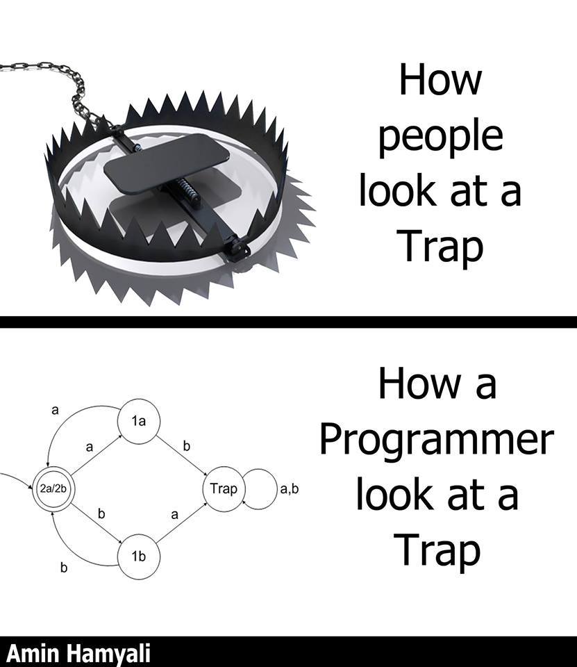trap programmer think and people think