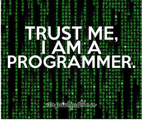 trust me;i'm a programmer