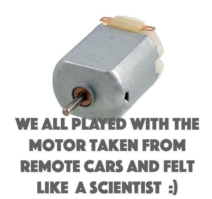 We all played with the motor taken