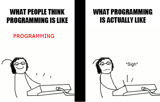 what programming is actually like