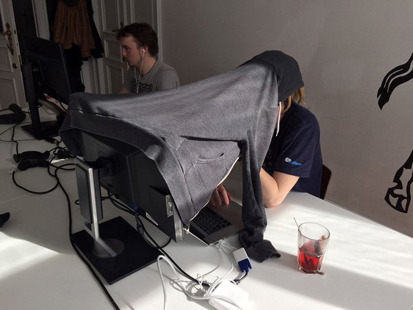 When you hid your code