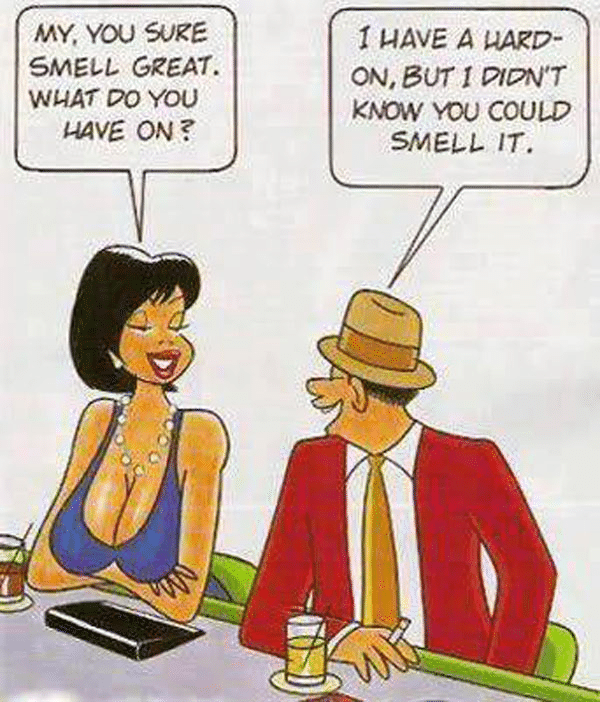 you could smell IT